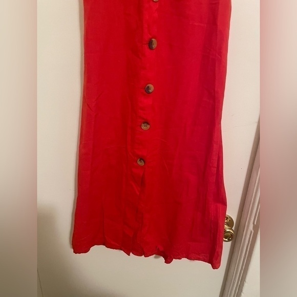 Japna red tank midi dress size medium - Picture 3 of 9